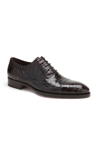 Caporicci 1102 Alligator Cap-Toe Oxford-AmbrogioShoes
