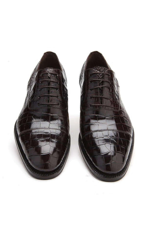 Caporicci 1102 Alligator Cap-Toe Oxford-AmbrogioShoes