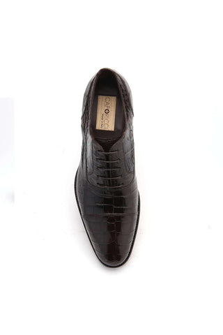 Caporicci 1102 Alligator Cap-Toe Oxford-AmbrogioShoes