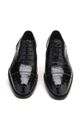 Caporicci 1102 Alligator Cap-Toe Oxford-AmbrogioShoes