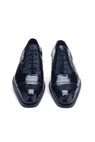 Caporicci 1114 Alligator Cap-Toe Oxford-AmbrogioShoes