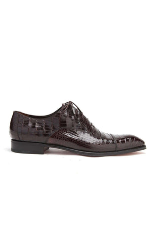 Caporicci 1114 Alligator Cap-Toe Oxford