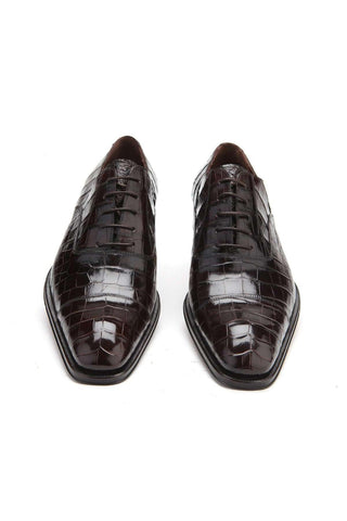 Caporicci 1114 Alligator Cap-Toe Oxford
