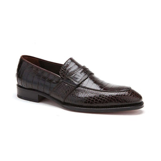 Caporicci 1208 Exotic Alligator Skin Split-Toe Loafers (CAP1100)-AmbrogioShoes