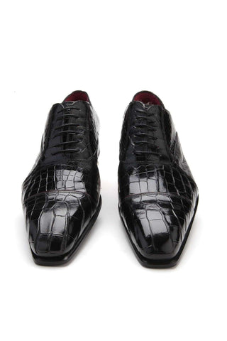 Caporicci 201 Alligator Cap-Toe Oxford-AmbrogioShoes