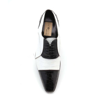 Caporicci 201 Exotic Alligator Skin Cap-Toe Oxfords (CAP1026)-AmbrogioShoes