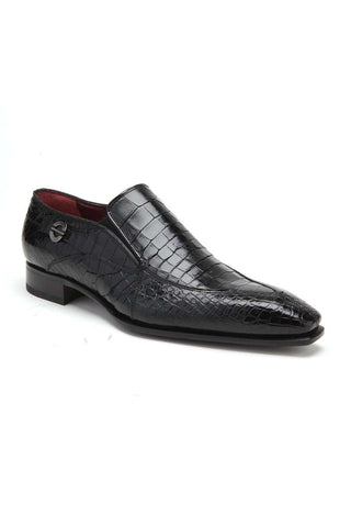 Caporicci 203 Alligator Skin Split-Toe Loafer-AmbrogioShoes