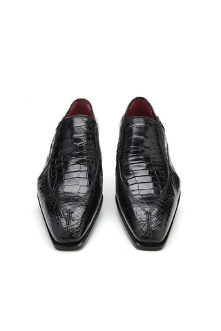 Caporicci 203 Alligator Skin Split-Toe Loafer-AmbrogioShoes