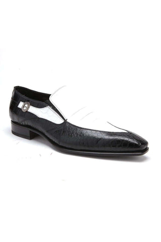 Caporicci 203 Alligator Skin Split-Toe Loafer-AmbrogioShoes
