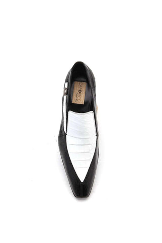 Caporicci 203 Alligator Skin Split-Toe Loafer-AmbrogioShoes