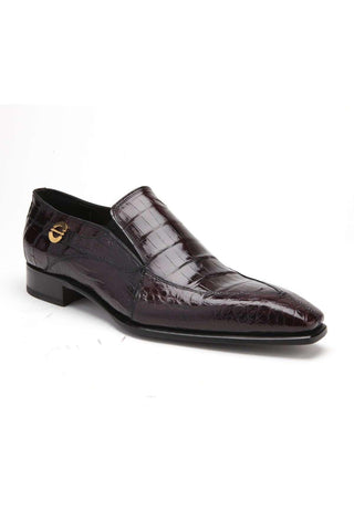 Caporicci 203 Alligator Skin Split-Toe Loafer-AmbrogioShoes