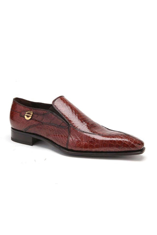 Caporicci 203 Alligator Skin Split-Toe Loafer-AmbrogioShoes