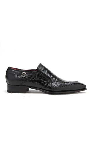 Caporicci 203 Alligator Skin Split-Toe Loafer-AmbrogioShoes