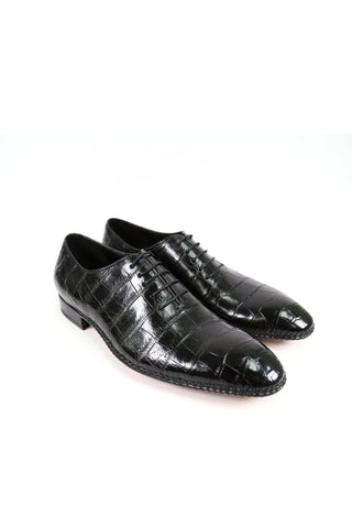 Caporicci 2543 Alligator Wholecut Oxford-AmbrogioShoes