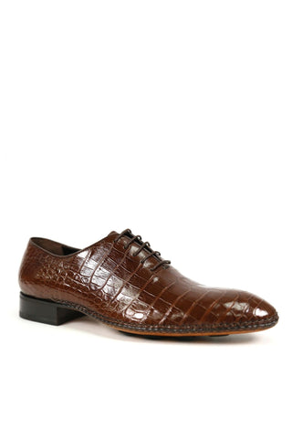 Caporicci 2543 Alligator Wholecut Oxford-AmbrogioShoes