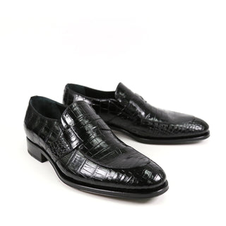 Caporicci 3321 Alligator Penny Loafer-AmbrogioShoes