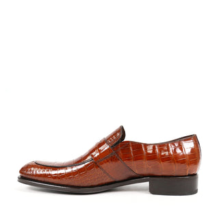 Caporicci 3321 Alligator Penny Loafer-AmbrogioShoes