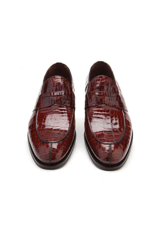 Caporicci 3321 Alligator Penny Loafer