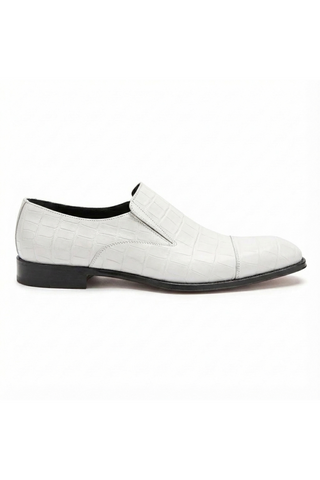 Caporicci 943 Alligator Cap-Toe Loafer-AmbrogioShoes