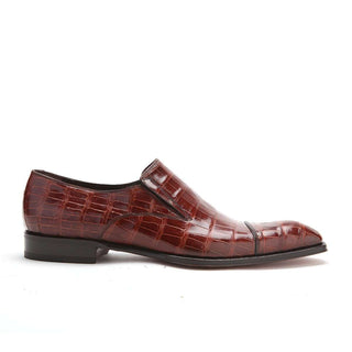 Caporicci 943 Exotic Alligator Skin Cap-Toe Loafers (CAP1029)-AmbrogioShoes