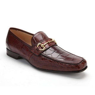 Caporicci 9872 Exotic Alligator Skin Horse-Bit Loafers (CAP1120)-AmbrogioShoes