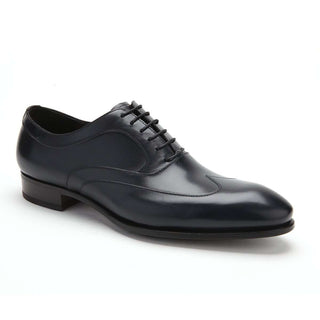 Caporicci Men's Luxury Italian Shoes Black Calfskin Oxfords ART9919 (CAP1030)-AmbrogioShoes