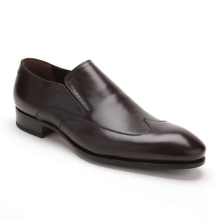 Caporicci 9921 Calf-Skin Leather Slip-On Wing-Tip Loafers (CAP1042)-AmbrogioShoes