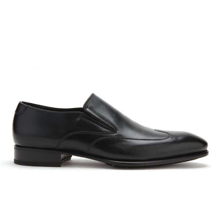 Caporicci 9921 Men's Luxury Italian Designer Shoes Black Calf-Skin Leather Loafers (CAP1046)-AmbrogioShoes