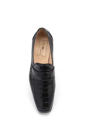 Caporicci 9961 Alligator Penny Loafer-AmbrogioShoes