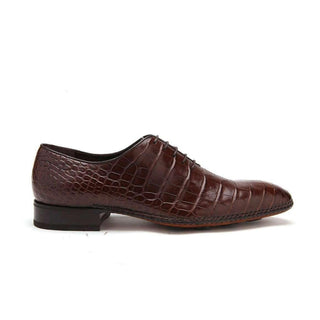 Caporicci Gregory 2542 Alligator Wholecut Oxford-AmbrogioShoes