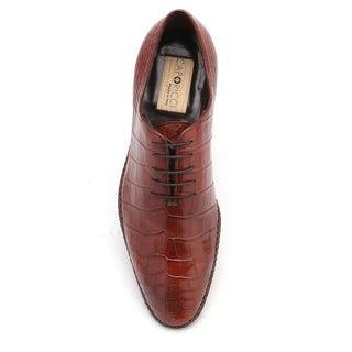 Caporicci Gregory 2542 Men's Shoes Exotic Alligator Skin Whole-Cut Oxford (CAP2000)-AmbrogioShoes