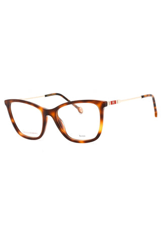 Carolina Herrera CH 0071 Eyeglasses Havana / Clear demo lens