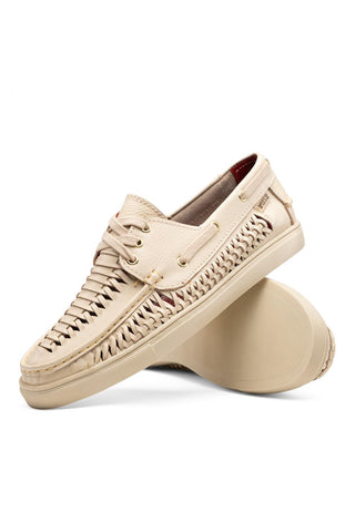 Castell Leather Derby - Bone-Dellamoda