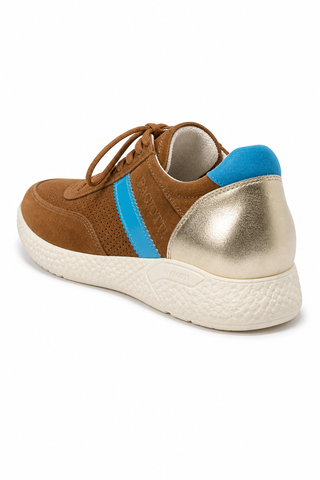 Cesare Paciotti 4US Cam Cuoio Lam Oro Brown Sneakers (CPM5318)