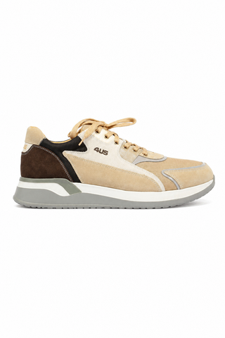 Cesare Paciotti 4US Cam Dal Sam Beige Brown White Sneakers (CPM5320)