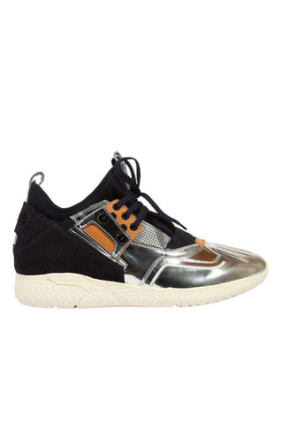Cesare Paciotti 4US Sp Silver Vacc Cuoio Silver Navy Sneakers (CPM5311)