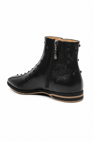 Cesare Paciotti Baby Lux Black Leather Boots (CPM2408)
