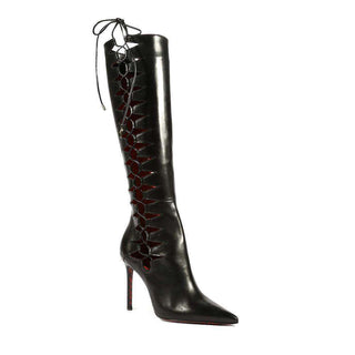 Cesare Paciotti Baby Lux Black Leather Boots (CPW4617)