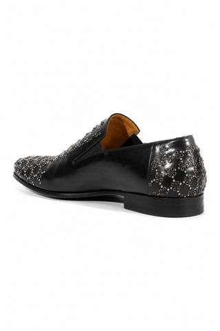 Cesare Paciotti Baby Lux Black Leather Loafers (CPM3118)
