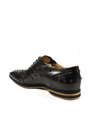 Cesare Paciotti Baby Lux Black Leather Oxfords (CPM2411)