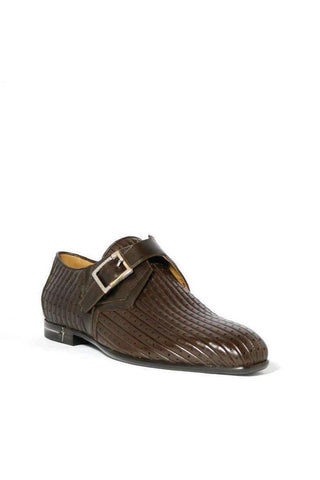 Cesare Paciotti Baby Lux Fondente Brown Buckled Loafers (CPM2331)