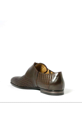 Cesare Paciotti Baby Lux Fondente Brown Buckled Loafers (CPM2331)