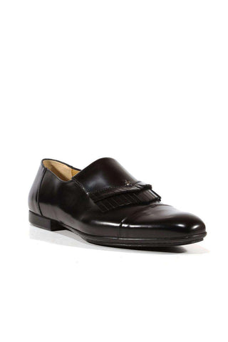 Cesare Paciotti Baio Black Leather Loafers (CPM3109)