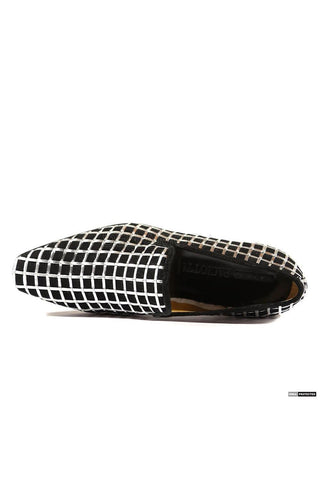 Cesare Paciotti Black & Silver / Argento Cam Loafers (CPM4006)