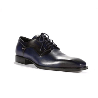 Cesare Paciotti Blue Navy Leather Oxfords P050401TP (CPM5500)