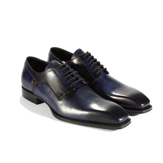 Cesare Paciotti Blue Navy Leather Oxfords P050401TP (CPM5500)