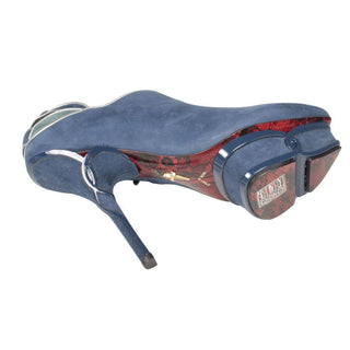 Cesare Paciotti Blue Suede Designer Bootsies Designer Shoes (CPW904)
