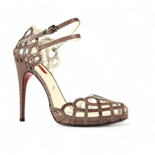 Cesare Paciotti Brown High Heel Platforms PZ615910Y (CPW555)-AmbrogioShoes