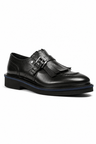 Cesare Paciotti Buckhold Loafers Foam Age Black 308 Madison (CPM5412)