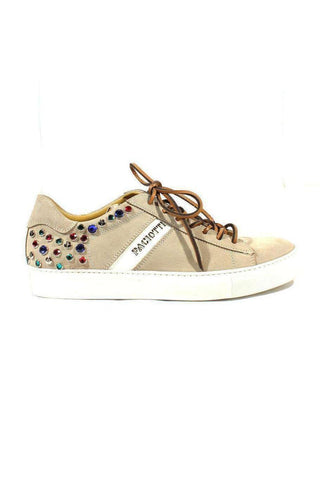 Cesare Paciotti Cam Sasson Calf Bianco Leather Sneakers (CPM2431)